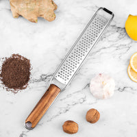 Stainless Steel Cheese Peeler with Ergonomic Wood Handle