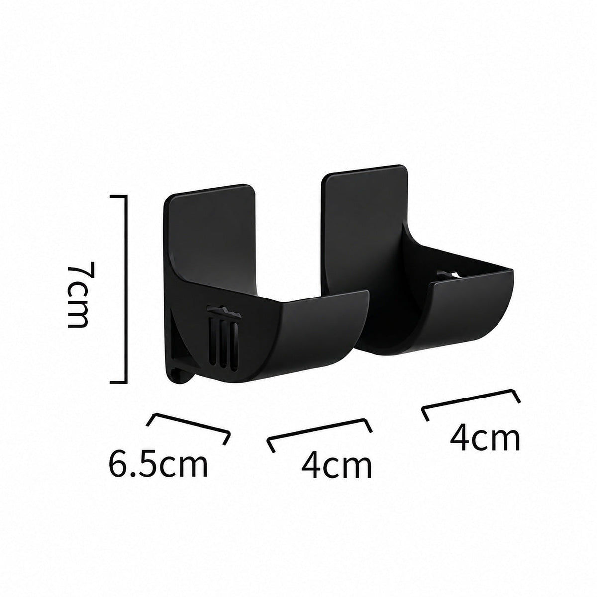 Adhesive Wall-Mounted Roll Holder – Adjustable Storage Rack for Trash Bags, Foil, Plastic Wrap & Kitchen Rolls