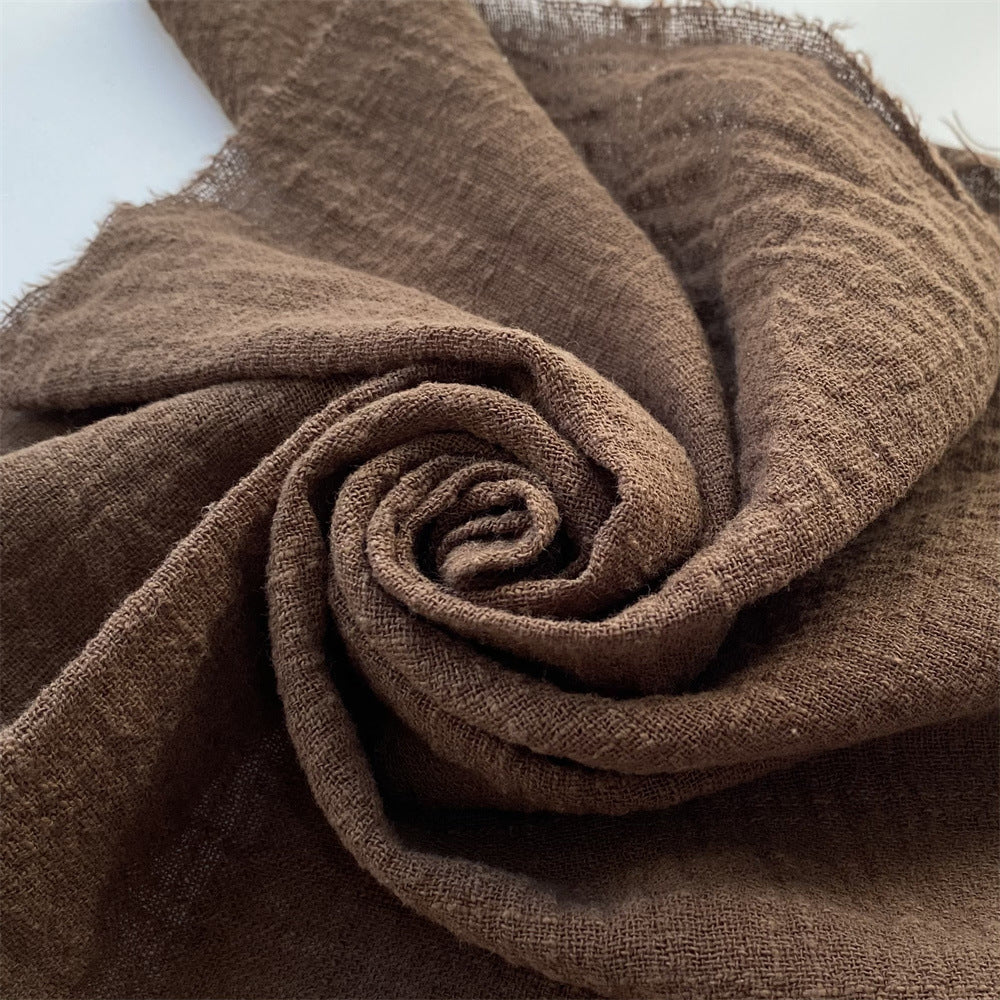 Fringed Cotton Napkins for Rustic Table Settings and Elegant Gatherings, 42 x 42 cm