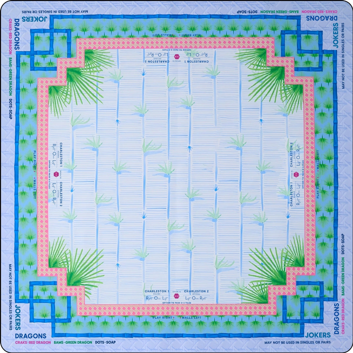 American Mahjong Table Mat – Non-Slip Crystal Velvet Game Pad