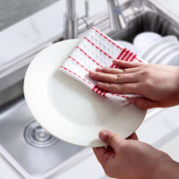 Cotton Waffle Dish Cloth Set, 30 x 30 cm Kitchen Cleaning Towels, 10 pcs