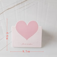 Pastel Heart Note Cards with Matching Envelopes 20 Piece Set