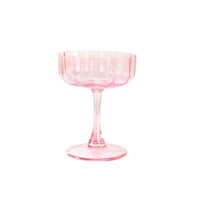French-Inspired Petal Stemmed Glass – Elegant Champagne, Wine & Dessert Goblet