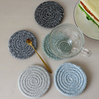 Nordic Cotton Rope Coasters, Thick Heat-Resistant Insulated Drink Mats