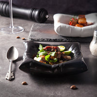 Reactive Glaze Ceramic Plate – Modern Culinary Presentation Serving Plate