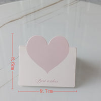Pastel Heart Note Cards with Matching Envelopes 20 Piece Set