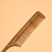 Sandalwood Fine Tooth Rat Tail Comb Natural Wooden Hair Styling Comb