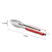 Silicone Tip Kitchen Tongs Stainless Steel BBQ Serving Tongs