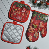 Christmas Oven Mitts and Pot Holders