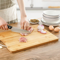 Thick Bamboo Cutting Board Double Sided Wooden Chopping Board