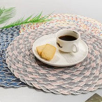 Modern Round Placemat, Heat Resistant Dining Table Mat