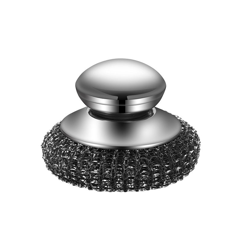 Stainless Steel Pot Scrubber with Replaceable Head