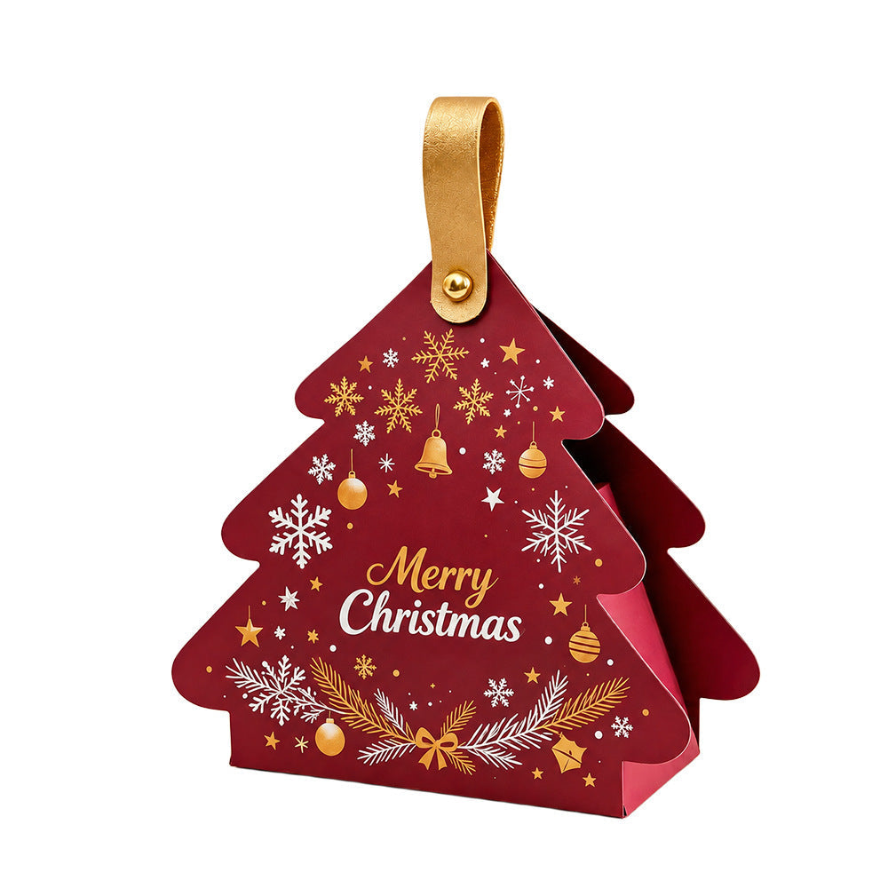 Christmas Tree Gift Bags with Handles 20 Pieces per Pack