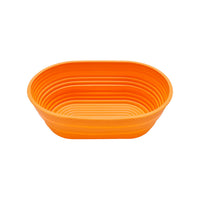 Silicone Bread Proofing Basket Oval Dough Rising Bowl Reusable Baking Basket