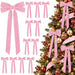 Velvet Christmas Tree Bow Ornament