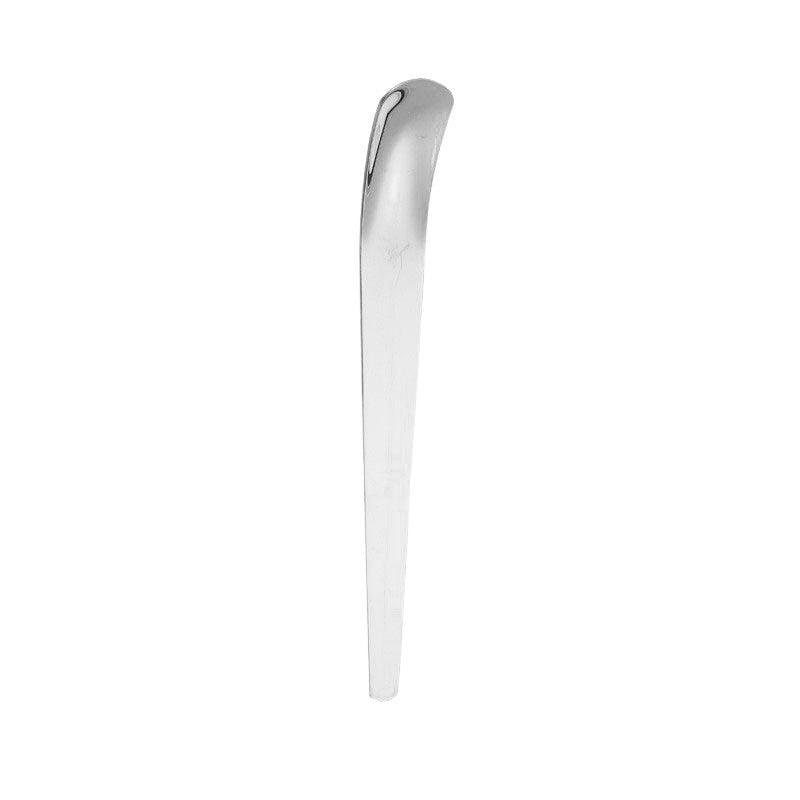 Stainless Steel Ice Cream Spoon – Long Handle Curved Dessert Spoon for Gelato, Sundae, Yogurt & Café Serving