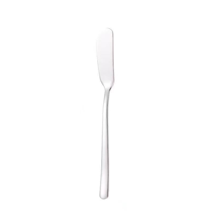 410 Stainless Steel Butter Spreader Knife, Rounded Blade, 6.5 in