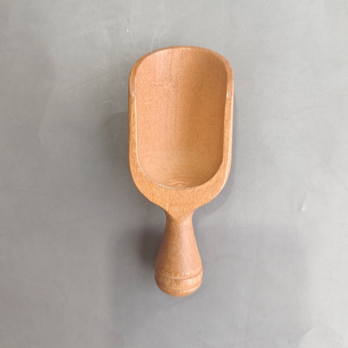 Small Wooden Scoop with Short Handle for Tea, Coffee and Dry Goods