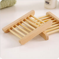 Natural Wooden Soap Dish | Drainage Soap Holder Tray for Handmade Bar Soap & Bathroom