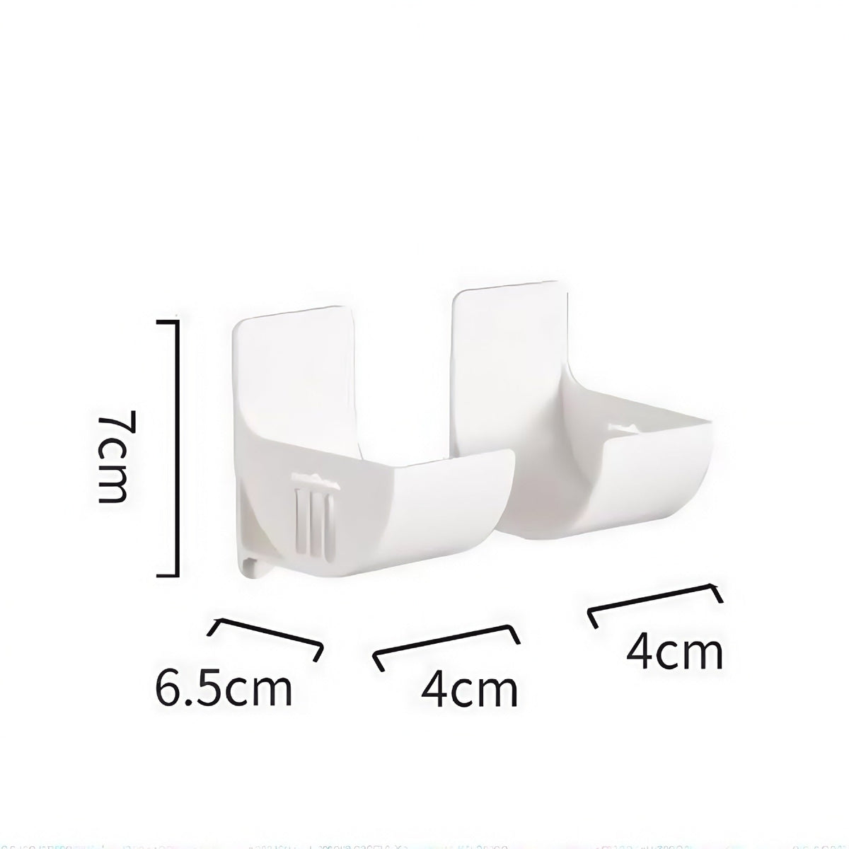 Adhesive Wall-Mounted Roll Holder – Adjustable Storage Rack for Trash Bags, Foil, Plastic Wrap & Kitchen Rolls