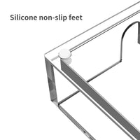Acrylic Tissue Box Cover & Towel Holder, Clear Minimalist Rectangular Storage