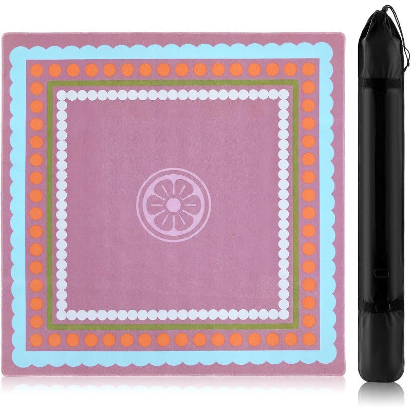 American Mahjong Table Mat – Non-Slip Crystal Velvet Game Pad