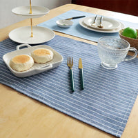 Japanese Cotton Tea Towel, Washable Yarn-Dyed Table Napkin