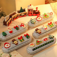 Christmas Rhinestone Parking Phone Number Display