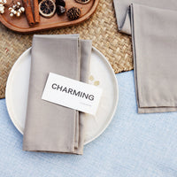 Linen Cotton Cloth Dinner Napkin for Everyday and Wedding Tables
