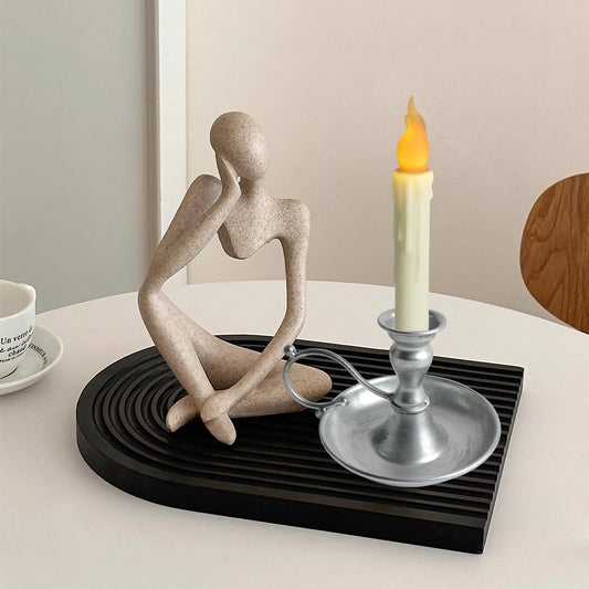 Vintage Iron Candle Holder –for Wedding, Christmas, Dining Table, Mantel & Home Decor