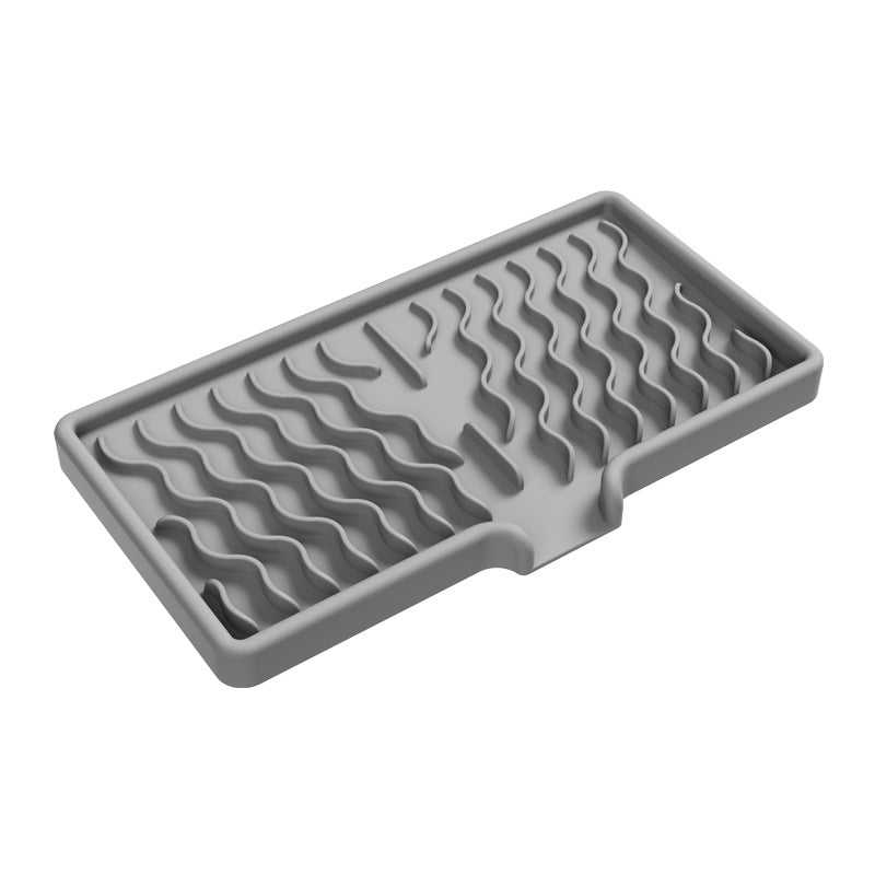 Large Silicone Soap Dish Drainage Tray Non Slip Soap Sponge Holder