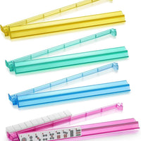 Thickened Mahjong Push Rack – 18 Inch Portable Transparent Tile Ruler for American Mahjong