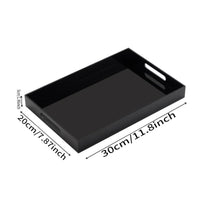 Acrylic Vanity Tray with Handles – Bathroom & Countertop Organizer