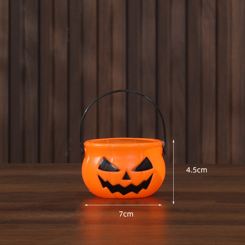 Halloween Pumpkin Candy Bucket Jack O Lantern Treat Pail