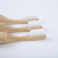 Bamboo Tube Toothbrush Set | Eco Friendly Travel Toothbrush with Portable Storage Case