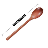 Long Handle Wooden Cooking and Serving Spoon