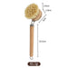 Wooden Handle Dish Cleaning Brush with Replaceable Brush Head
