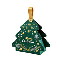 Christmas Tree Gift Bags with Handles 20 Pieces per Pack