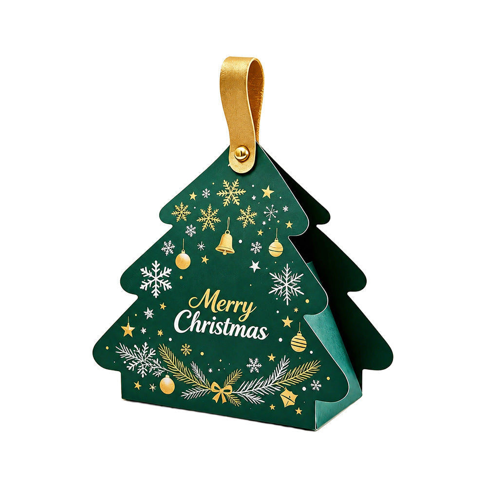 Christmas Tree Gift Bags with Handles 20 Pieces per Pack