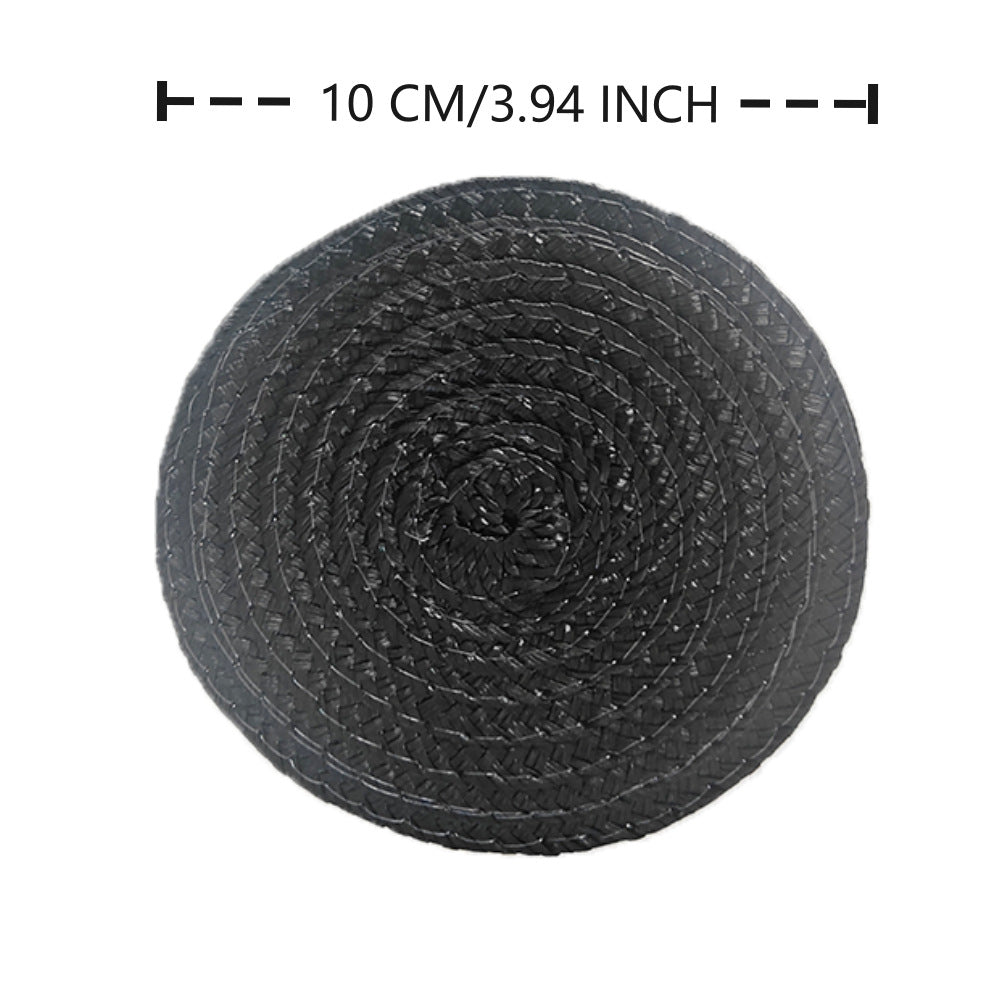 Round Woven PP Placemat Heat Resistant Dining Table Mat