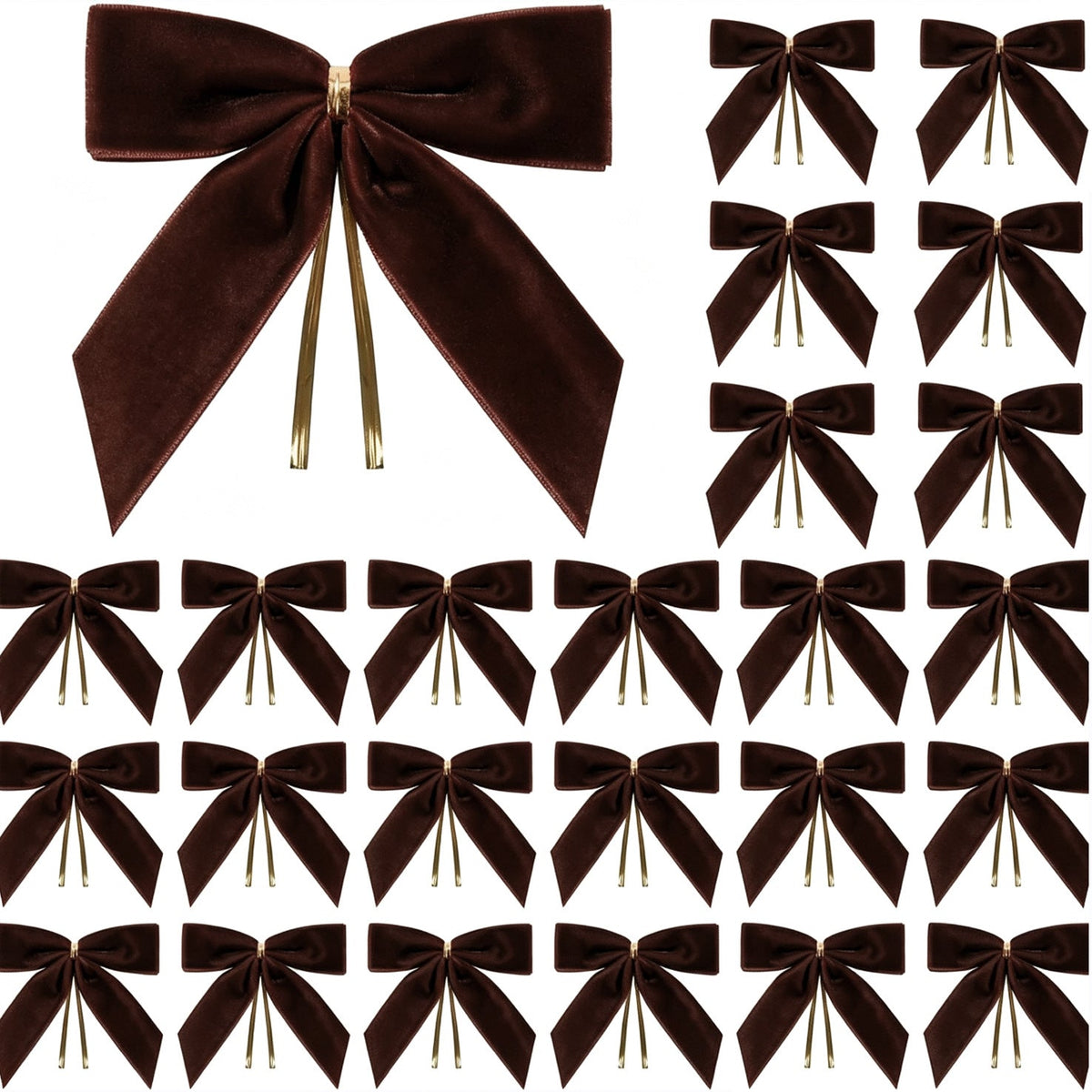 Velvet Christmas Decorative Bows