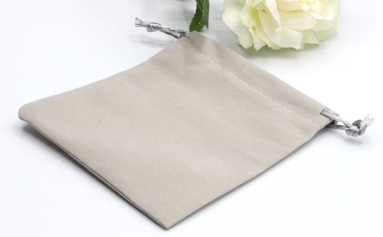 Soft Velvet Drawstring Gift Pouch Jewelry Storage Bag