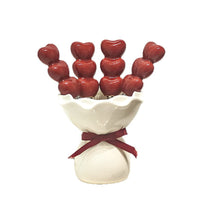 Heart Shape Fruit Fork Set with Ceramic Holder – Cute Dessert Forks for Party, Kitchen Dining & Gift