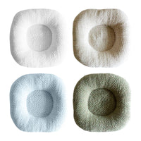 Padded Cotton Linen Coaster, Handmade Tea Cup Mat
