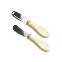 Ceramic Handle Spreader Knife – Stainless Steel Butter and Cheese Knife