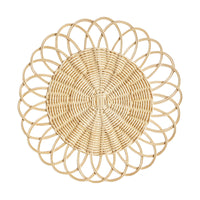 Handwoven Rattan Placemat – Rustic Table Mat & Coaster Collection