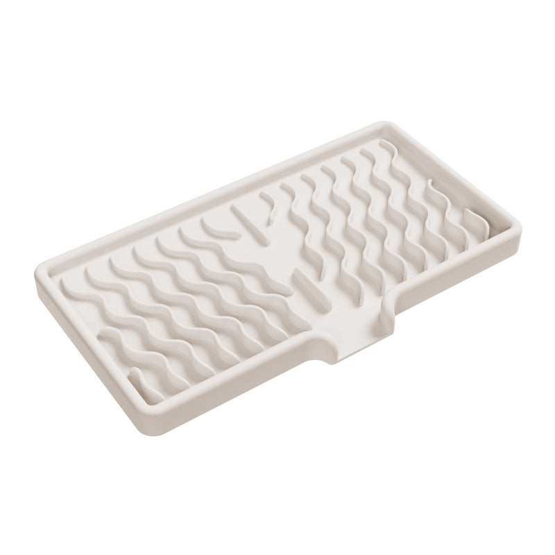 Large Silicone Soap Dish Drainage Tray Non Slip Soap Sponge Holder