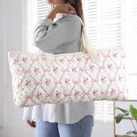 Floral Mahjong Travel Bag Set – 3-Piece Storage & Organizer Collection