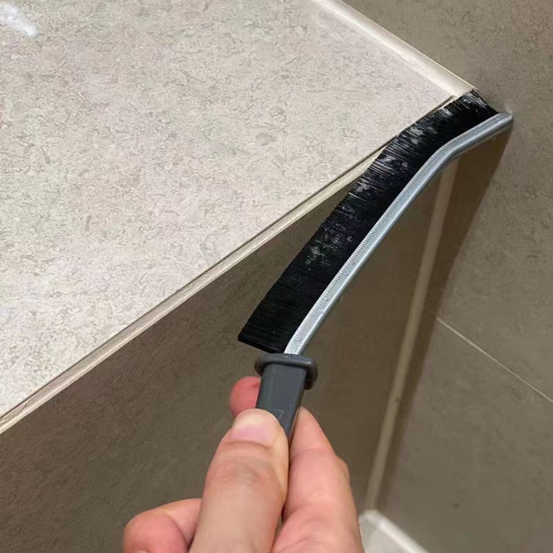 Narrow Gap Cleaning Brush – Long Handle Crevice Scrub Brush for Bathroom, Kitchen, Tile Grout, Corners, Grooves & Tight Spaces