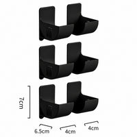 Adhesive Wall-Mounted Roll Holder – Adjustable Storage Rack for Trash Bags, Foil, Plastic Wrap & Kitchen Rolls
